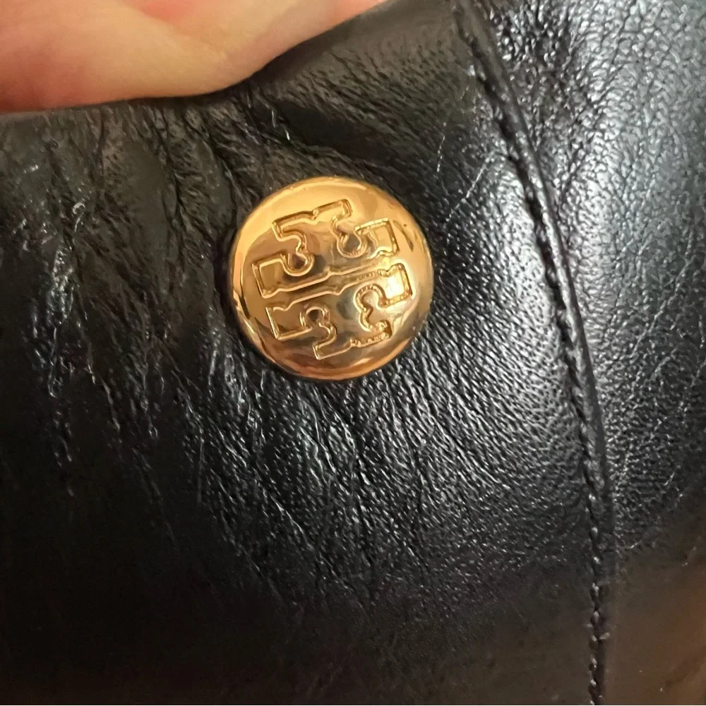 Tory Burch Penelope Womens Black Leather Ankle Boots Size 7 M - Picture 11 of 15